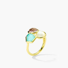Ippolita Rock Candy Summer Rain Cluster Ring in 18K Yellow Gold