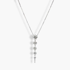 Robert Pelliccia 3 Carat Graduating Diamond Drop Pendant Necklace