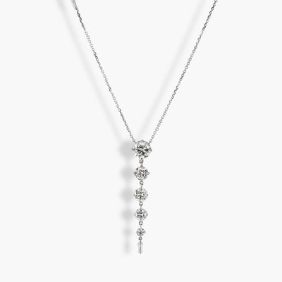 Robert Pelliccia 3 Carat Graduating Diamond Drop Pendant Necklace - Robert Pelliccia product