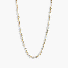 4 Carat Scattered Diamond Tennis Necklace
