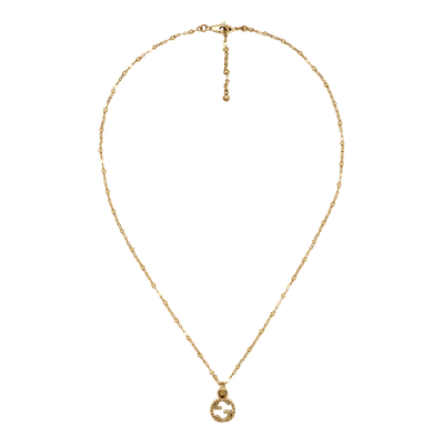 Gucci Interlocking Gold Pendant Necklace - Gucci product