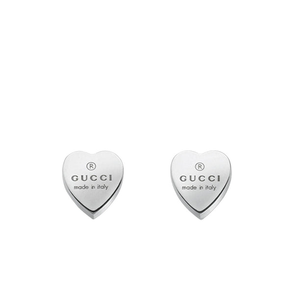アクセサリー GUCCI Heart Stud Earrings Gucci Silver YBD223990001 Heart Studs – J.R.DUNN