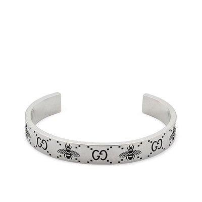 Gucci GG and Bee Engraved Cuff - Gucci product