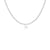 EF Collection Diamond Initial Charm in White gold