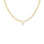 EF Collection Diamond Initial Charm in Yellow gold