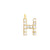 EF Collection Diamond Initial Charm in Yellow gold