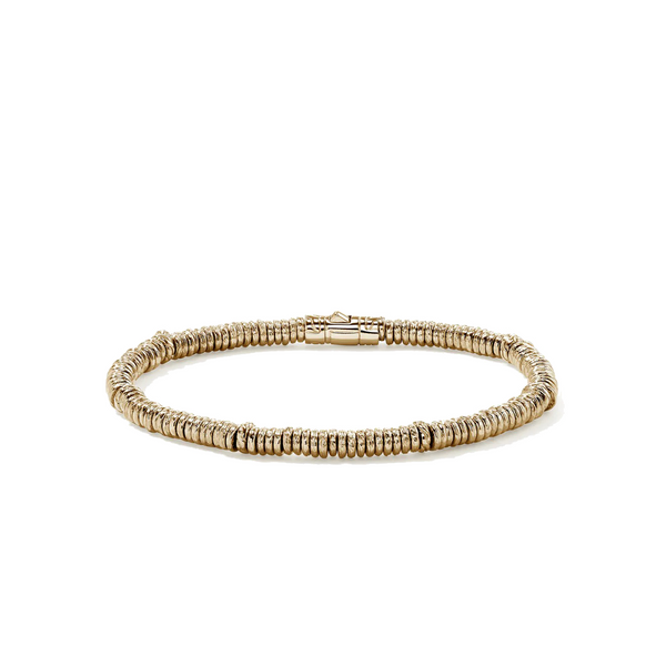 John Hardy Heishi Bracelet in Yellow Gold