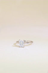 The Pear Solitaire Engagement Ring in Rose Gold