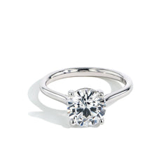 The Pear Solitaire Engagement Ring in Rose Gold