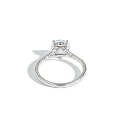 The Pear Solitaire Engagement Ring in Rose Gold