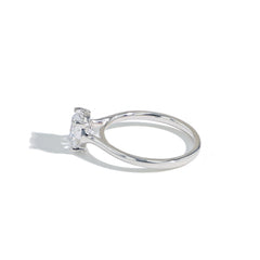 The Pear Solitaire Engagement Ring in Rose Gold