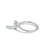 The Princess Solitaire Engagement Ring in White Gold