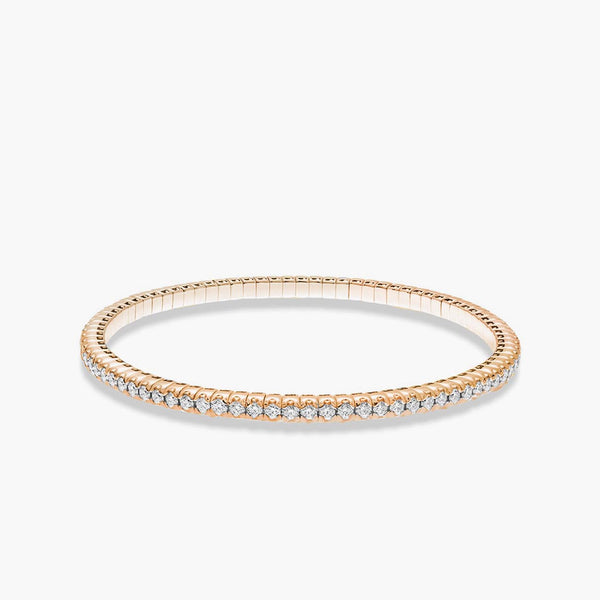 Hulchi Belluni 18k Gold Stretch Bracelet with 2.49ct Diamonds