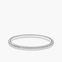 Hulchi Belluni 18k Gold Stretch Bracelet with 2.49ct Diamonds