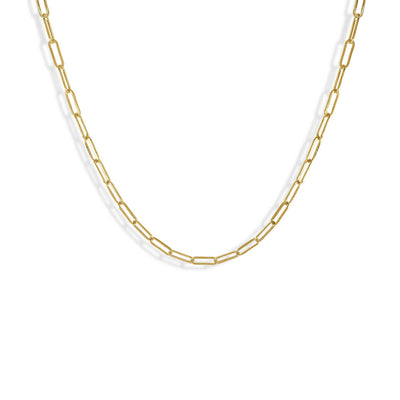 Gold Paperclip Link Necklace - Private Label product