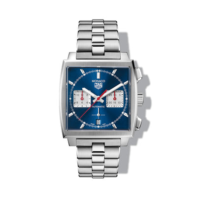 TAG Heuer Monaco Blue Dial Heuer 02 - 39MM - Tag Heuer product