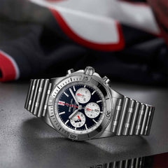 Breitling Chronomat B01 NFL Houston Texans Edition with Rouleaux Steel Bracelet - 42mm