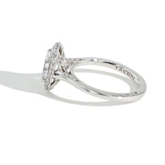 Tacori Inflori Oval Bloom Diamond Engagement Ring Setting