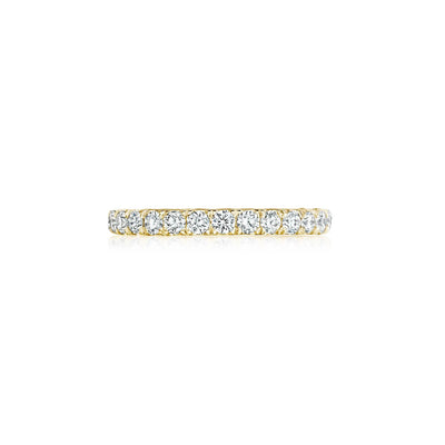 Tacori HT2545 Petite Crescent 18K Yellow Eternity Ring - Tacori product