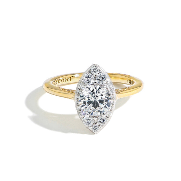Tacori Inflori Marquise Bloom Diamond Engagement Ring Setting