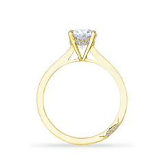 Tacori Founder's Collection Pave Hidden Halo Oval Engagement Ring Setting