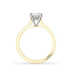 Tacori Founder's Collection Pave Hidden Halo Oval Engagement Ring Setting