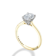 Tacori Founder's Collection Pave Hidden Halo Oval Engagement Ring Setting