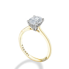 Tacori Founder's Collection Pave Hidden Halo Oval Engagement Ring Setting