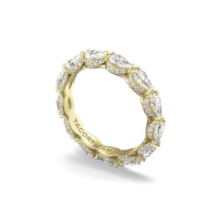 Tacori RoyalT Pear Pavé Diamond Eternity Band
