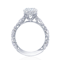 Tacori RoyalT Platinum Oval Diamond Engagement Setting HT2654OV95X75