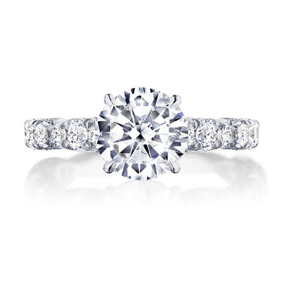 Tacori RoyalT Platinum Hidden Bloom Diamond Engagement Setting - Tacori product