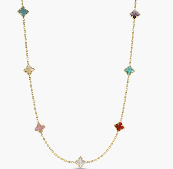 Roberto Coin Venetian Princess Multi-Gemstone Necklace