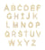 EF Collection Diamond Initial Charm in Yellow gold