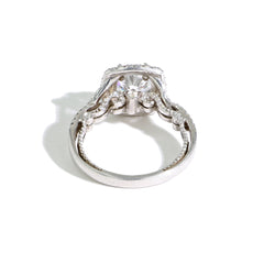 Verragio Insignia Double Cushion Halo Engagement Ring Setting