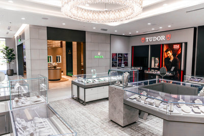 Interior of J.R. Dunn Jewelers showroom