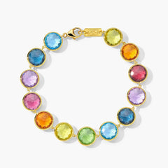 Ippolita Lollipop 10mm All-Stone Precious Rainbow Flexible Bracelet