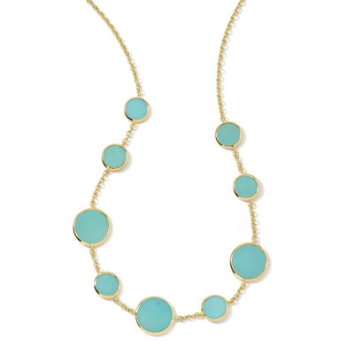 Ippolita Polished Rock Candy Turquoise Circle Station Necklace - Ippolita product