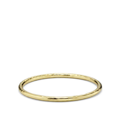 Ippolita Classico Hammered Medium Bangle in Yellow Gold - Ippolita product