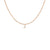 EF Collection Diamond Initial Charm in Yellow gold