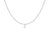 EF Collection Diamond Initial Charm in White gold