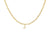 EF Collection Diamond Initial Charm in Yellow gold