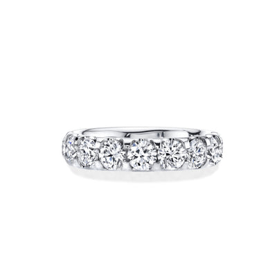 Private Label U-Prong Halfway Diamond Wedding Band - Private Label product