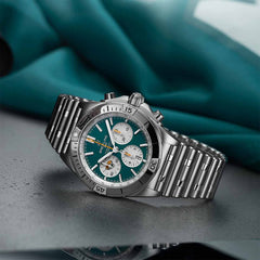 Breitling Chronomat B01 NFL Jacksonville Jaguars Edition with Rouleaux Steel Bracelet - 42mm