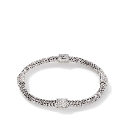 John Hardy Classic Chain Four Station Diamond Icon Bracelet - John Hardy product