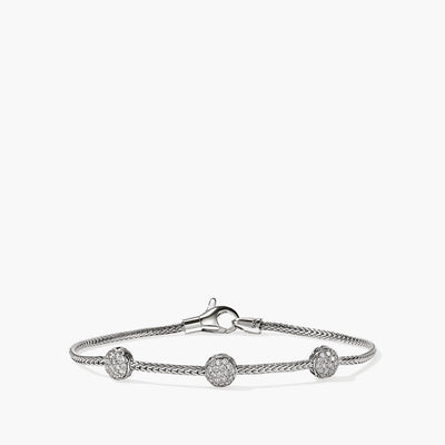 John Hardy Essentials Diamond Pavé Station Bracelet - John Hardy  product