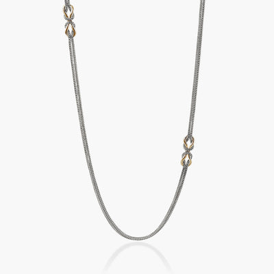 John Hardy Love Knot Infinite Two Station Two-Tone Necklace - John Hardy  product