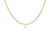 EF Collection Diamond Initial Charm in Yellow gold