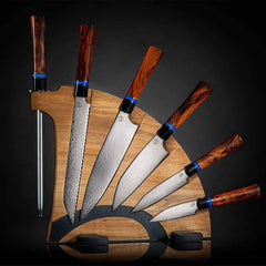 William Henry Kultro Knife 6-Piece Set - Walnut Tempest