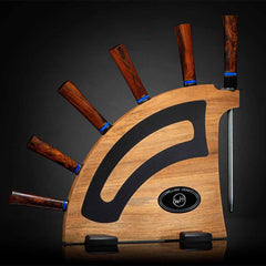William Henry Kultro Knife 6-Piece Set - Walnut Tempest