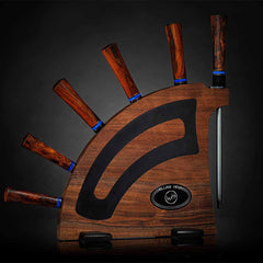 William Henry Kultro Knife 6-Piece Set - Walnut Tempest
